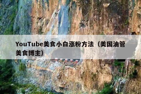 YouTube美食小白涨粉方法(美国油管美食博主)