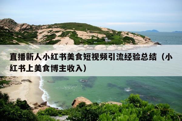 直播新人小红书美食短视频引流经验总结(小红书上美食博主收入)