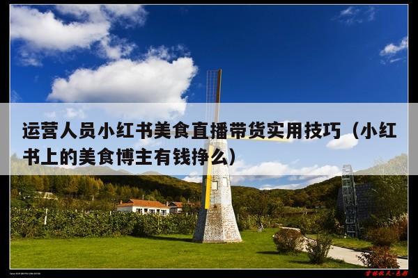 运营人员小红书美食直播带货实用技巧(小红书上的美食博主有钱挣么)