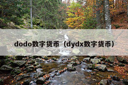 dodo数字货币(dydx数字货币)