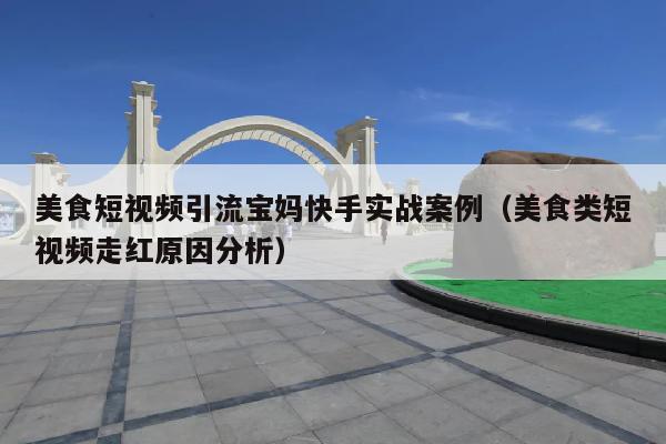 美食短视频引流宝妈快手实战案例(美食类短视频走红原因分析)