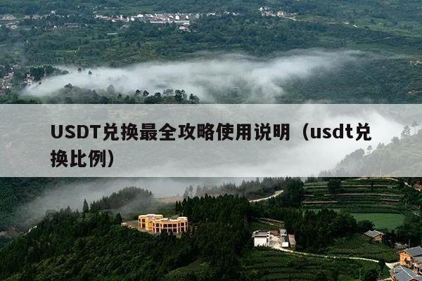 USDT兑换最全攻略使用说明(usdt兑换比例)
