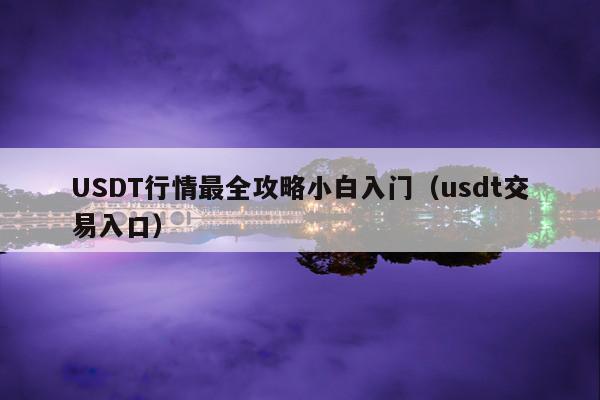 USDT行情最全攻略小白入门(usdt交易入口)