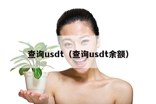 查询usdt(查询usdt余额)
