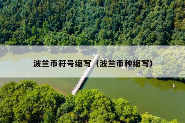 波兰币符号缩写(波兰币种缩写)