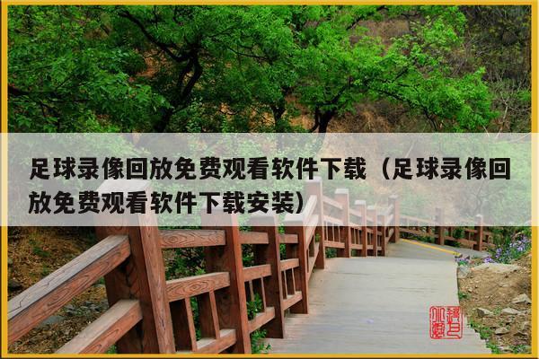 足球录像回放免费观看软件下载(足球录像回放免费观看软件下载安装)
