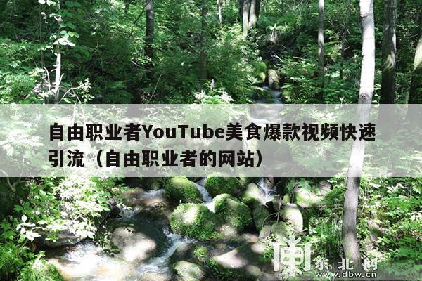 自由职业者YouTube美食爆款视频快速引流(自由职业者的网站)