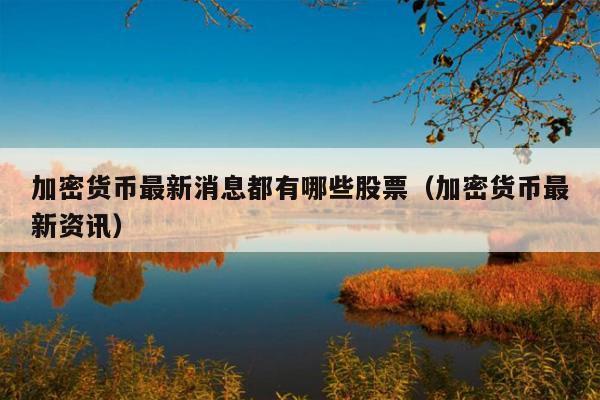 加密货币最新消息都有哪些股票(加密货币最新资讯)