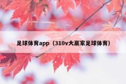 足球体育app（310v大赢家足球体育）