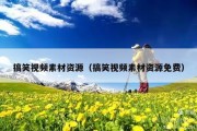 搞笑视频素材资源（搞笑视频素材资源免费）