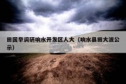 田国举调研响水开发区人大（响水县田大波公示）