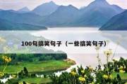 100句搞笑句子（一些搞笑句子）