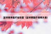 篮球赛事医疗站设置（篮球赛医疗保障方案）