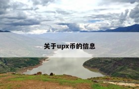 关于upx币的信息