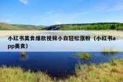 小红书美食爆款视频小白轻松涨粉（小红书app美食）