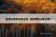 篮球比赛现场显示屏（篮球赛led显示屏）
