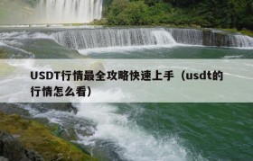 USDT行情最全攻略快速上手（usdt的行情怎么看）