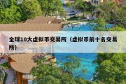 全球10大虚拟币交易所（虚拟币前十名交易所）