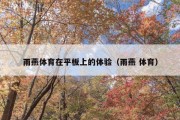 雨燕体育在平板上的体验（雨燕 体育）