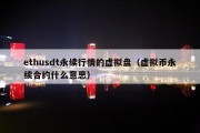 ethusdt永续行情的虚拟盘（虚拟币永续合约什么意思）