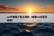 usdt被骗了能立案吗（被骗usdt能否追回）
