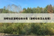 泡吧社区酒吧垃圾分类（酒吧垃圾怎么处理）