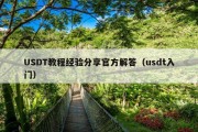 USDT教程经验分享官方解答（usdt入门）