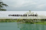 ETH网络是什么意思（eth作用）