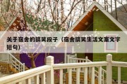 关于宿舍的搞笑段子（宿舍搞笑生活文案文字短句）