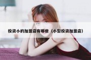 投资小的加盟店有哪些（小型投资加盟店）