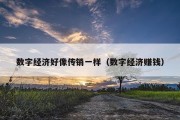 数字经济好像传销一样（数字经济赚钱）