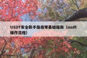 USDT安全新手指南零基础指南（usdt操作流程）