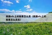 美国otc上的股票怎么卖（美国otc上的股票怎么卖出）