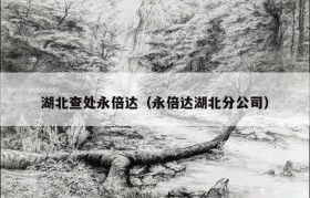 湖北查处永倍达（永倍达湖北分公司）