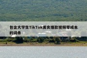包含大学生TikTok美食爆款视频零成本的词条