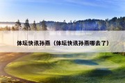 体坛快讯孙燕（体坛快讯孙燕哪去了）