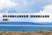 搞笑大视频大全爆笑免费（搞笑视频大全爆笑至极）
