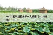 USDT套利经验分享一文搞懂（usdt赚钱）
