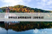 泡吧社区酒吧数据分析（泡吧电话）