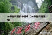 usdt搬砖真的挣钱吗（usdt搬砖赚钱吗）