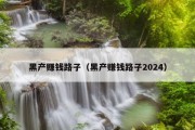 黑产赚钱路子（黑产赚钱路子2024）