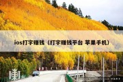 ios打字赚钱（打字赚钱平台 苹果手机）
