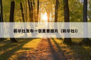 新华社发布一张重要图片（新华社i）