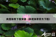 央视体育下载安装（央视体育官方下载）