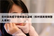 农村搞笑段子视频猖狂盗贼（农村搞笑视频整人爆笑）