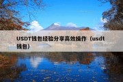 USDT钱包经验分享高效操作（usdt 钱包）