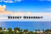 雷佳音的段子（雷佳音的搞笑段子）