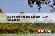 USDT手续费手续费零基础指南（usdt转账手续费）