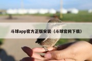 斗球app官方正版安装（斗球官网下载）