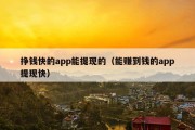 挣钱快的app能提现的（能赚到钱的app提现快）